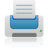 printer blue Icon